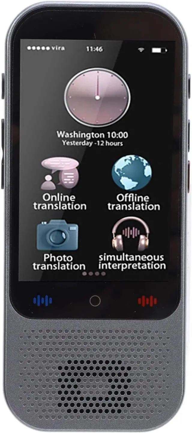 Main image of Portable Language Translator Device with 38 Languages, AI Real Time Ce & Photo Translation, Touchscreen, Two Way Translation for Travel, Business, Ning - Inst Offline Translation