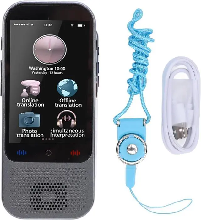 Alt view image 5 of 7 - Portable Language Translator Device with 38 Languages, AI Real Time Ce & Photo Translation, Touchscreen, Two Way Translation for Travel, Business, Ning - Inst Offline Translation