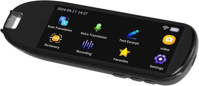 Alt view image 3 of 7 - Scan Reader Pen, 112 Languages Smart Scan Translator Pen, Ultra Big Screen Reading Pen Offline Online Language Translator Device, Officeelectronics