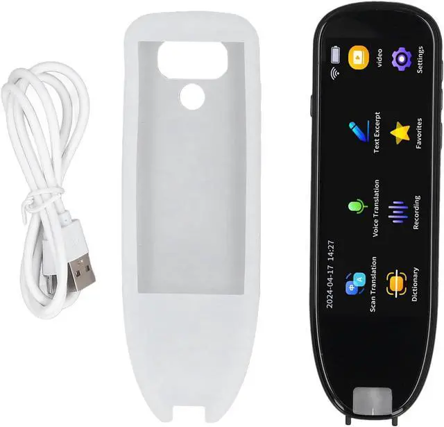 Alt view image 5 of 7 - Scan Reader Pen, 112 Languages Smart Scan Translator Pen, Ultra Big Screen Reading Pen Offline Online Language Translator Device, Officeelectronics