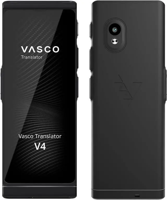 Main image of Vasco V4 Language Translator Device | 112 Languages | Free Lifetime Internet in Almost 200 Countries | Black Onyx