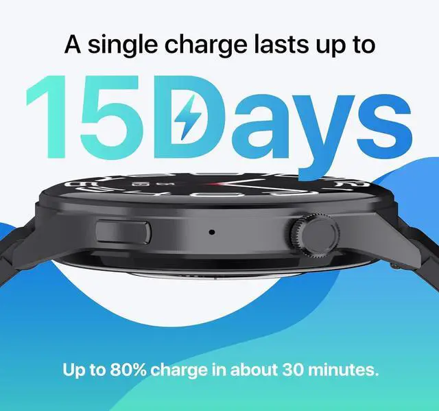 Alt view image 6 of 7 - AI ChatGPT Translator Watch, Fitness Tracking, Heart Rate & Sleep Monitor, OLED Display, Titanium Alloy IP68 Waterproof, Multi-Sport Modes, Black