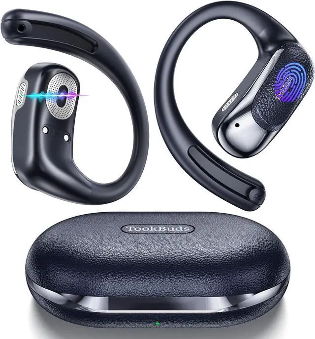 Main image of AI Translation Earbuds Real-Time, 3-in-1 Open-Ear Headphones with 145 Languages & Accents, Bluetooth 5.4 Translator Earbuds, 60H Battery, HD Audio, for Travel Business (Midnight Blue)