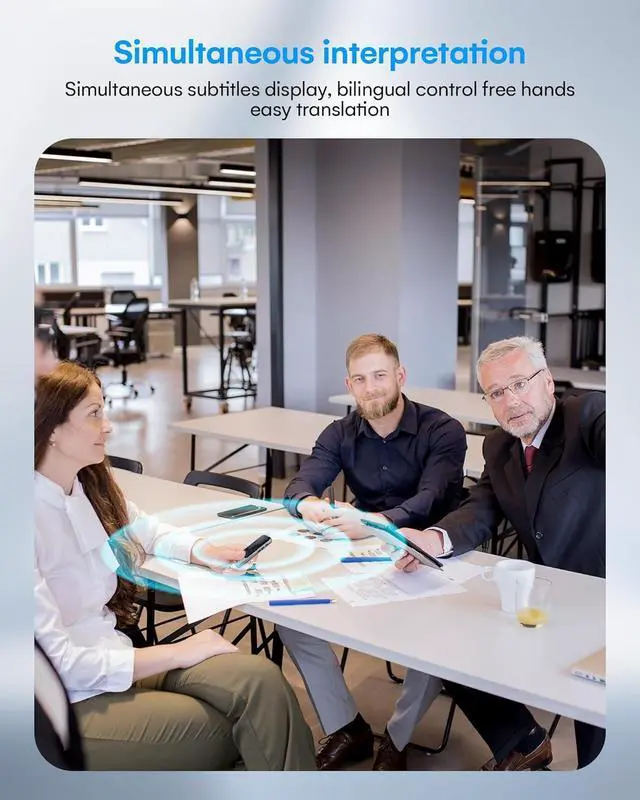 Alt view image 5 of 7 - Language Translator Device No WiFi Needed, Upgraded S80 Pro Ai ChatGpt PortableTranslator with 138 Languages, Real-Time Two-Way Voice Offline/Photo/Translation Device for Travel Business Learning