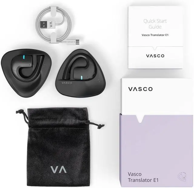 Alt view image 2 of 4 - Vasco Translator E1 | Language Translator Earbuds with Over 50 Languages | 2025 Model