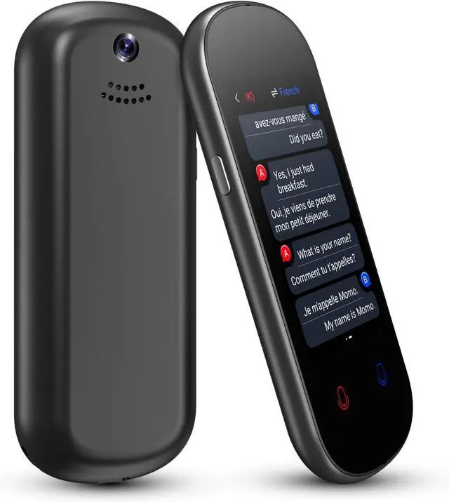 Main image of Language Translator Device No WiFi Needed, 137+ Languages Voice Translator Device Two-Way, Instant Translation Device Real Time Support Offline/Recording/Photo Translation for Travel Business Gift