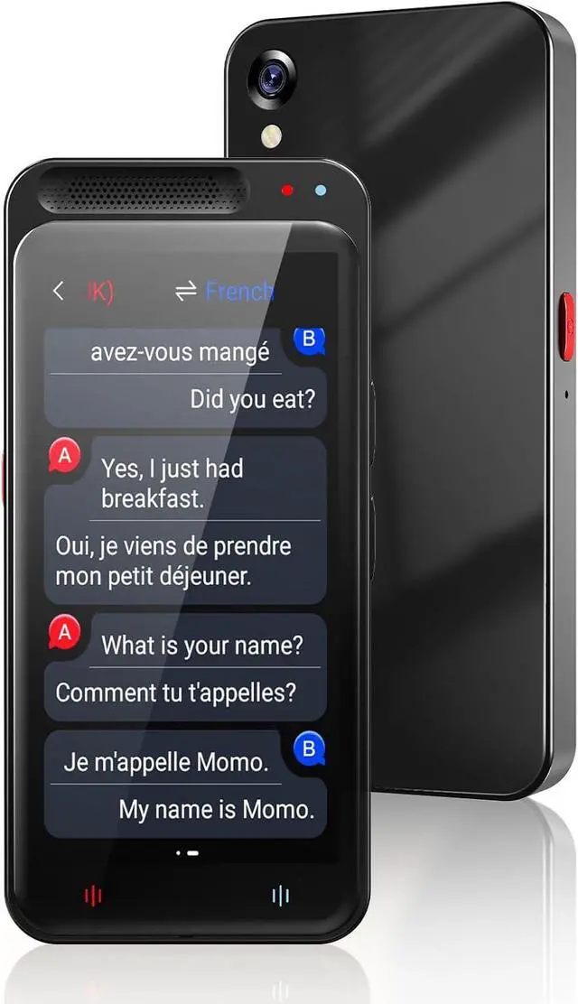 Main image of Language Translator Device 138 Languages Two-Way Instant Translator Device, 4" 1 HD Screen Accuracy Real-time Voice Translation Support Offline&Chatgpt&Record&Photo Translation for Business Travel