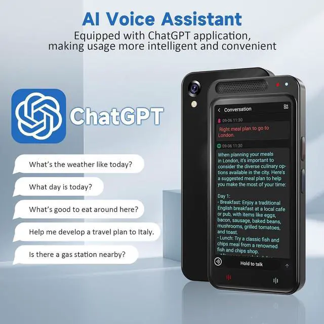 Alt view image 4 of 7 - Language Translator Device 138 Languages Two-Way Instant Translator Device, 4" 1 HD Screen Accuracy Real-time Voice Translation Support Offline&Chatgpt&Record&Photo Translation for Business Travel