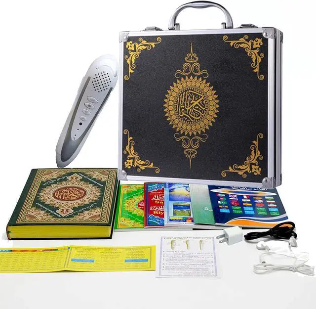 Main image of Quran Pen Reader Upgraded 16G, Digital Talking Reader Pen with Quran Book Read Pen with Arabic English Translation and Reciters Multilingual Pray Islamic Muslims Ramadan Gift for Kids Adults