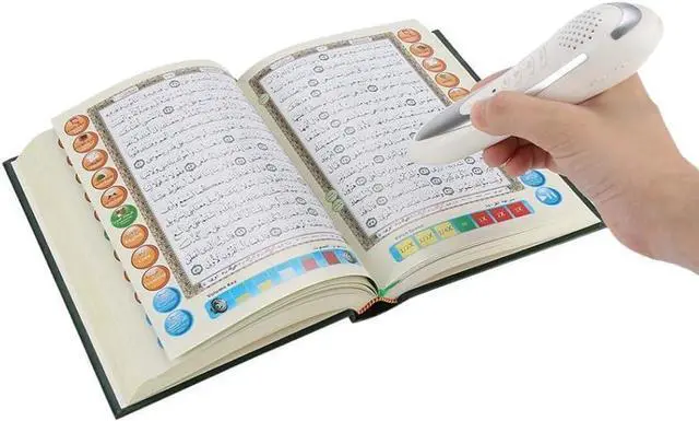 Alt view image 4 of 7 - Ramadan Digital Quran Reading Pen Muslim Gift 16GB Memory Downloading Reciters and Languages English Arabic Urdu French, 25 Reciters and Languages, 6 Books - Ideal Ramadan Gift for Kids and Adults