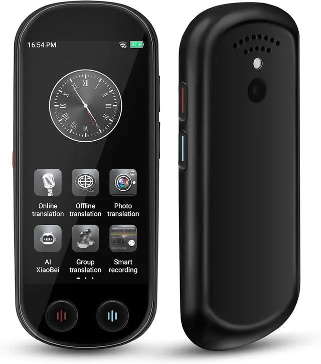 Main image of NICEWIN Language Translator Device - Real Time Translation Device with 150+ Languages, Upgraded Ai Translator No WiFi Needed, Offline Recording Photo Input Translation for Travel Business Learning