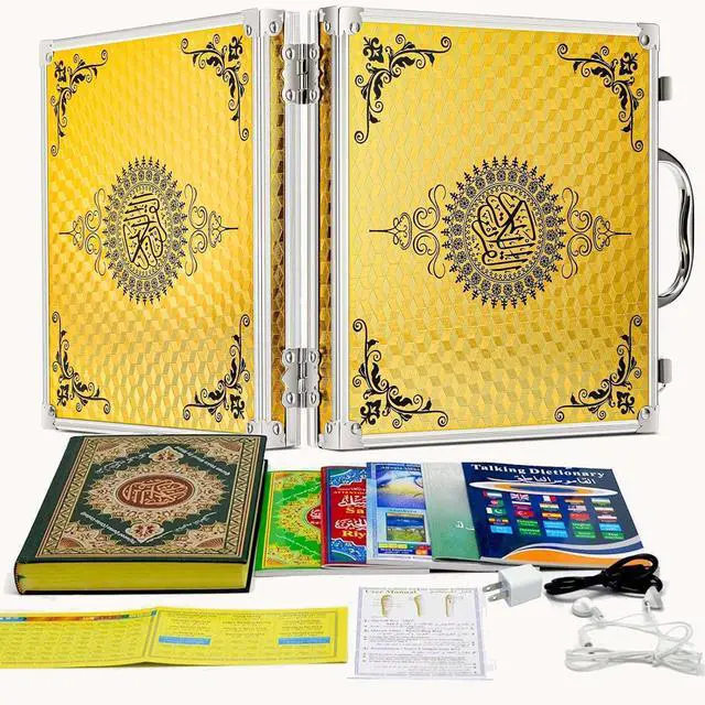 Alt view image 5 of 7 - Ramadan Digital Quran Reading Pen Muslim Gift 16GB Memory Downloading Reciters and Languages English Arabic Urdu French, 25 Reciters and Languages, 6 Books - Ideal Ramadan Gift for Kids and Adults