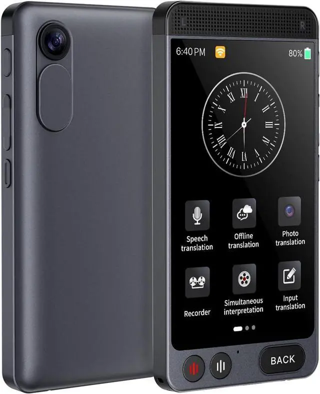 Main image of 2025 Language Translator Device, Support 142 Languages and Accents, Two Way Real-Time Voice Translation, Online/Offline/AI/Voice/Photo Translation for Travel, Learning and Business, 2000mA