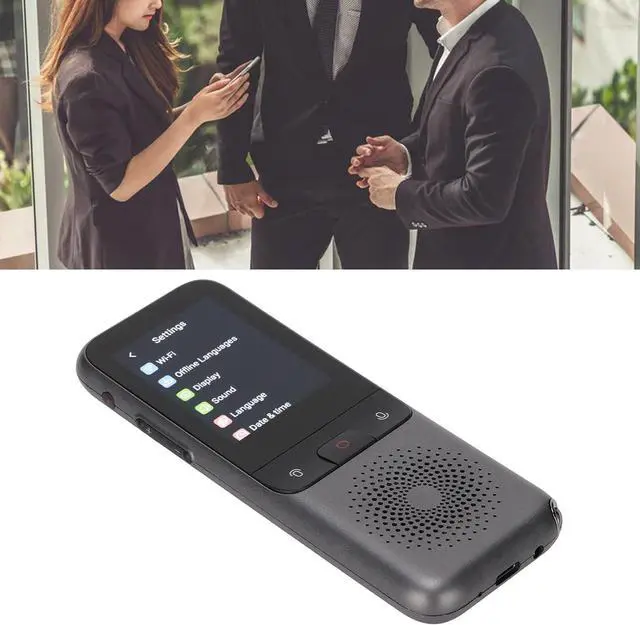 Alt view image 3 of 7 - T11 Smart Voice Translator, Realtime 2 Way Translation, 2.4 Inch 138 Languages Portable Voice Translation, Support /Photo/Recording, for Travel, Shopping, Conference etc.