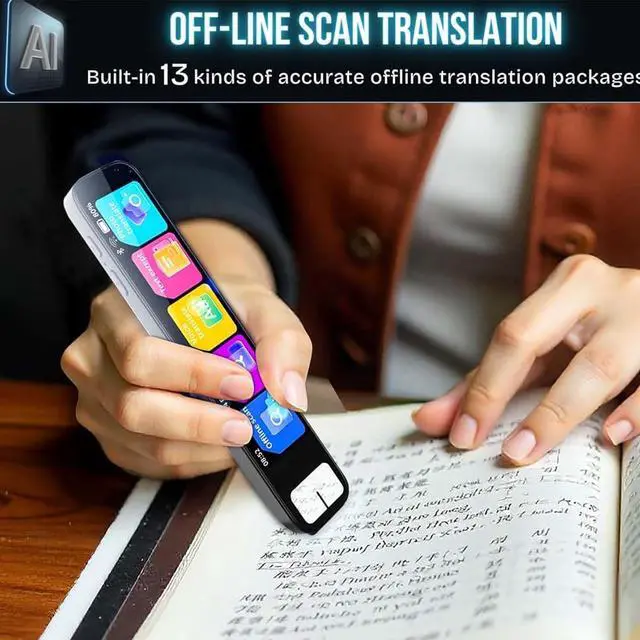Alt view image 4 of 7 - Pen GPT, AI Pen, PenGPT AI Smart Pen, ScanSense AI Scanning Smart Pen - Instant Al Assistance, Offline Translation (150+ Languages), HD Touchscreen, Voice Recording