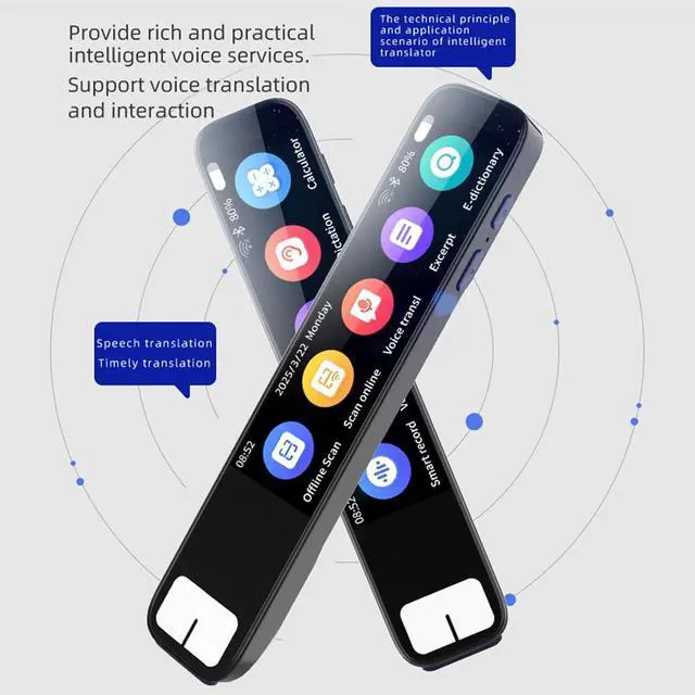 Alt view image 6 of 7 - Scansense Ai Scanning Smart Pen  Instant Ai Answers, Offline Translation & More, Pen Gpt, Ai Pen - 3.69-Inch Hd Touchscreen,Offline Translation (150+ Languages), Ai Pen for Test (1PC)