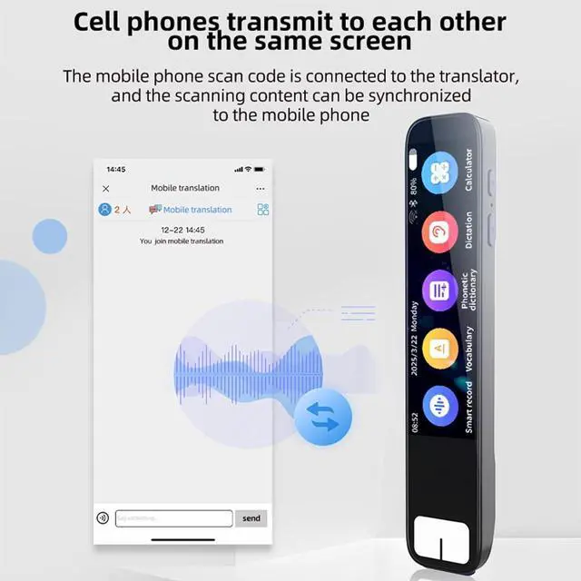 Alt view image 7 of 7 - Scansense Ai Scanning Smart Pen  Instant Ai Answers, Offline Translation & More, Pen Gpt, Ai Pen - 3.69-Inch Hd Touchscreen,Offline Translation (150+ Languages), Ai Pen for Test (1PC)