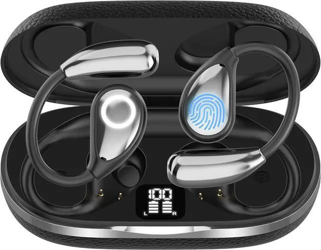 Main image of AI Language Translator Earbuds, OWS Real-Time 3-in-1 Translation Earbuds 144 Languages & Accents, Translation Device for Travel Business LearningBlack