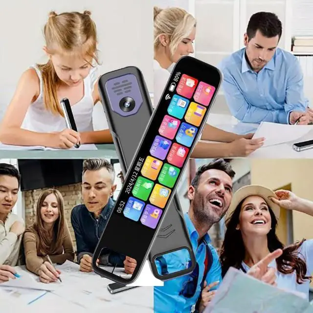 Alt view image 6 of 7 - Pen Gpt, AI Pen-Scansense Instant AI Answers, Scan Reader Intelligent Wi-Fi Language Translator Pen, History & More - Offline Translation (150+ Languages) Bluetooth, Music & File Storage (1pcs)