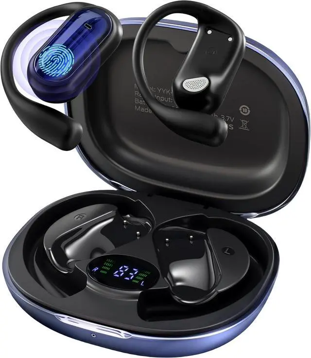 Main image of AI Translation Earbuds Real Time, 3-in-1 Translator Earbuds with 144 Languages and Accents Headphones Translating Device, Open-Ear Wireless Bluetooth Earbuds with Charging Case for iPhone and Android