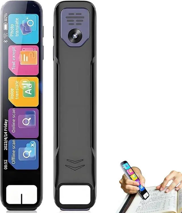 Main image of Chat Gpt Pen, Pen GPT - PenGpt, Ai Smart Pens Chat Gpt, Scan PenChat Gpts, Instant Answers, Offline Translation, 150+ Languages, Hd Touchscreen, Multipurpose Translation Device (Black)