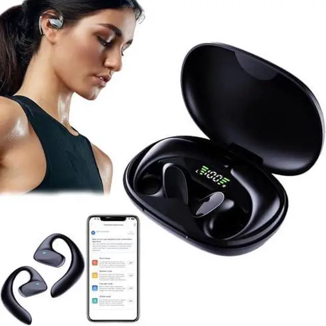 Main image of Keilani Talkease Earbuds Translator, Keilani Talkease, Wireless Translator Earbuds,Translation Earbuds Real Time, 144 Languages High Accuracy Online Translation (Black)