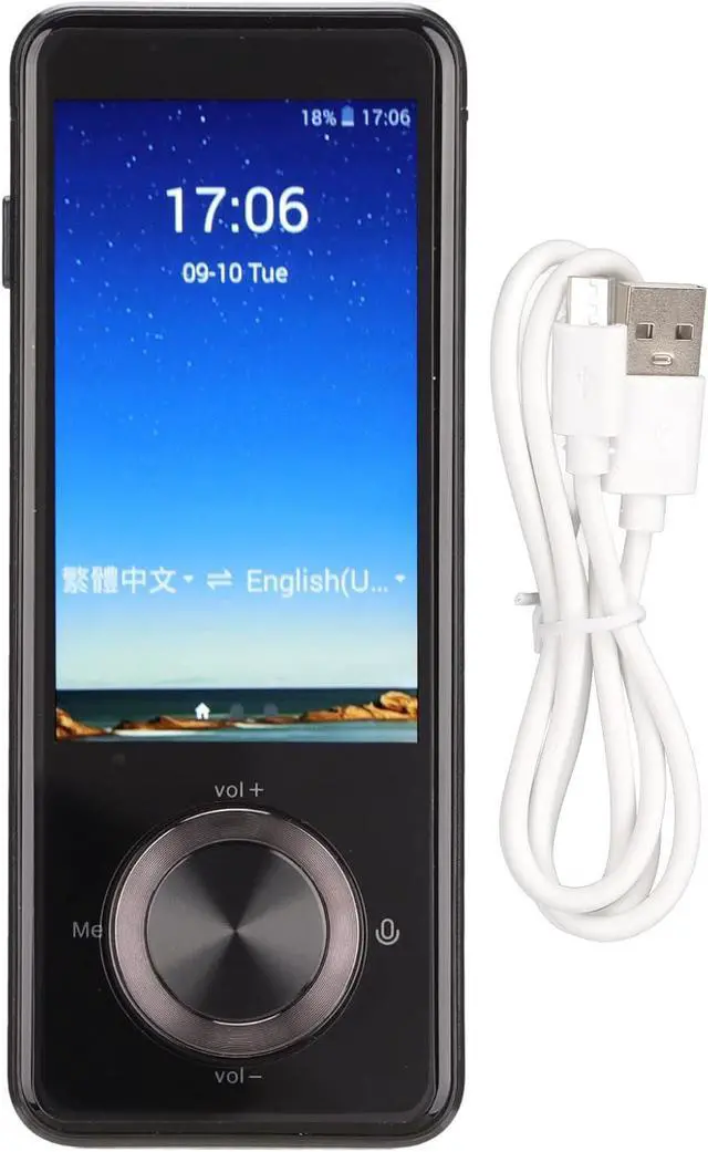 Alt view image 6 of 7 - M9 Smart Instant Language Translator with 3in Touchscreen, Real Time Two Way and 109 Online 12 Offline 43 Photo Translation,/Bluetooth/Photography/Recording Foreign Translator