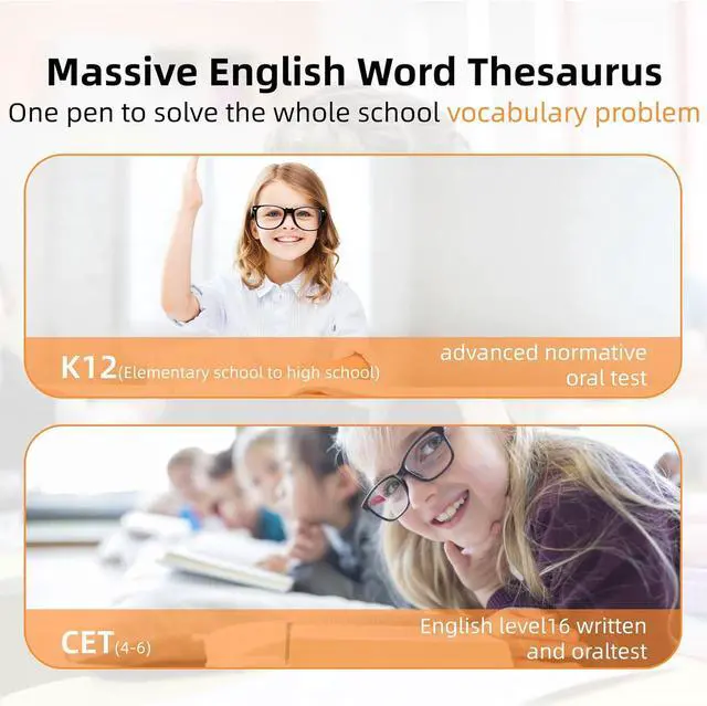 Alt view image 5 of 7 - Translation Pen, OCR Digital Reading Pen with 112 Language, Translation Device with 3.69 Inch Touch Screen, Smart Pen for Instant Voice Translator for Study, Travel, Business