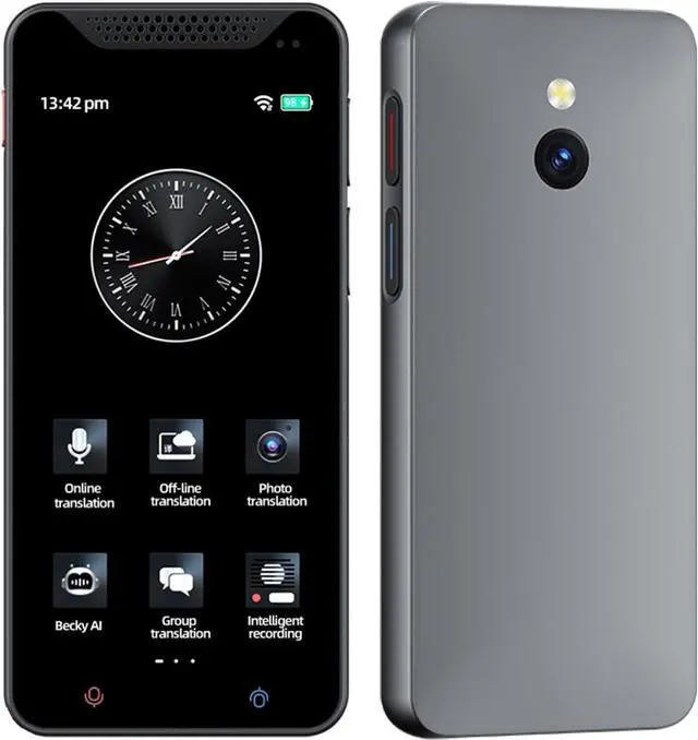 Main image of Language Translator Device with 5-inch HD Screen, Instant Two Way Language Translator with 139 Languages, Online/Offline/AI/Voice/Photo Translation, Real Time Translator for Business Learning Travel