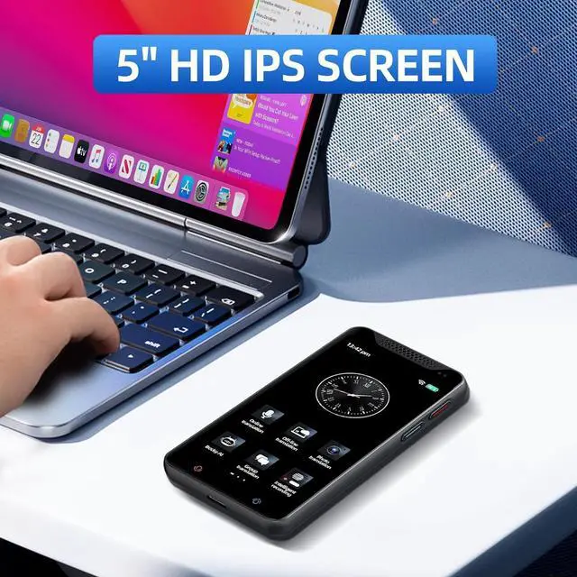 Alt view image 6 of 7 - Language Translator Device with 5-inch HD Screen, Instant Two Way Language Translator with 139 Languages, Online/Offline/AI/Voice/Photo Translation, Real Time Translator for Business Learning Travel