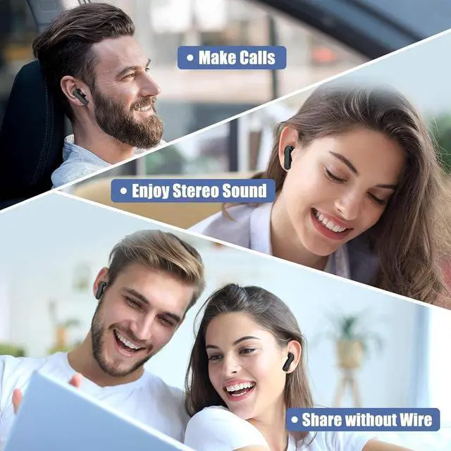 Alt view image 3 of 7 - Translation Earbuds Real Time Voice Language Translator Device Two Way - High Precision Translator Earbuds 144 Languages Wireless BT 5.4, Compatible with Android & iPhone (White)