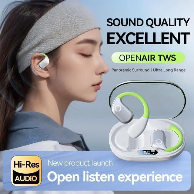 Alt view image 7 of 7 - AI Real-Time Translation Earbuds for iPhone & Android - 144 Language Wireless Translator Headphones, 3-in-1 Bluetooth Earbuds with Portable Charging Case for Travel, Business, Learning