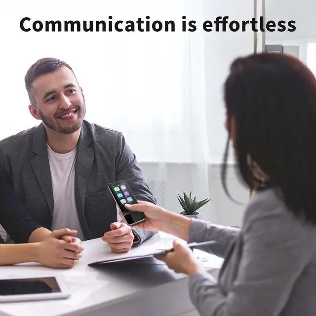 Alt view image 6 of 6 - Language Translator Device, Instant Translation No WiFi Needed, Two Way Real-Time Voice Translation, Accurate Offline Recording, Photo Translation for Travel, Business, and Study (F6)