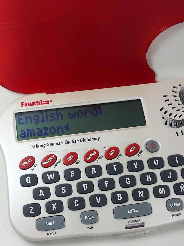 Alt view image 4 of 5 - Franklin Youth Talking Spanish - English Dictionary