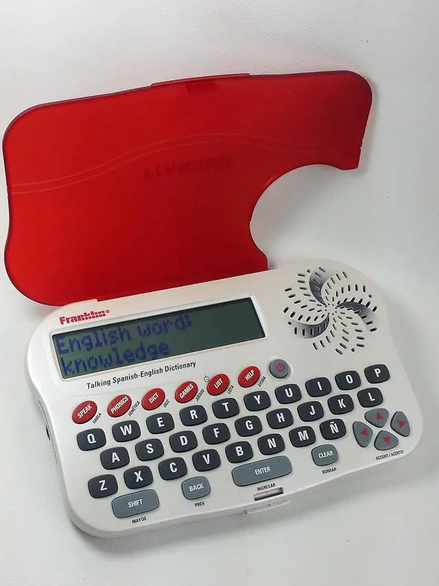 Alt view image 5 of 5 - Franklin Youth Talking Spanish - English Dictionary