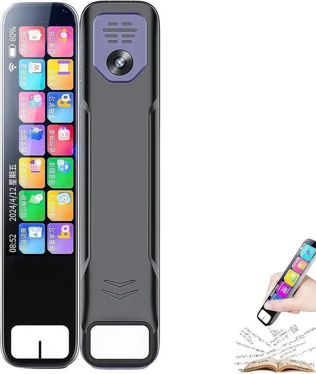 Main image of Pen GPT, AI Pen, PenGPT AI Smart Pen, ScanSense AI Scanning Smart Pen(150+ Languages), Multifunctional Offline Translator Real Time, HD Touchscreen, Voice Recording (Black)