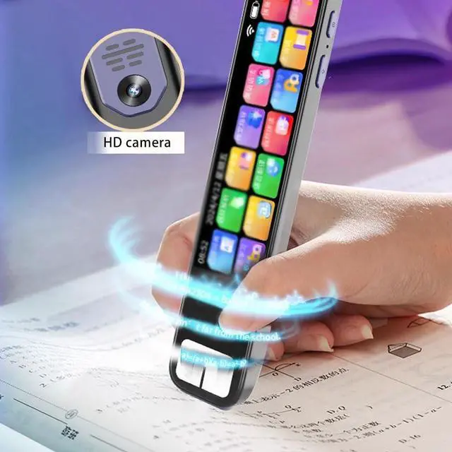 Alt view image 2 of 7 - Ai Smart Pen, Travel Instant Voice Translator, Wireless Scan Reading Pen, 6 Language Offline, Portable Digital Touchscreen Translation Pen, Wi-Fi Voice Translator Device with Camera