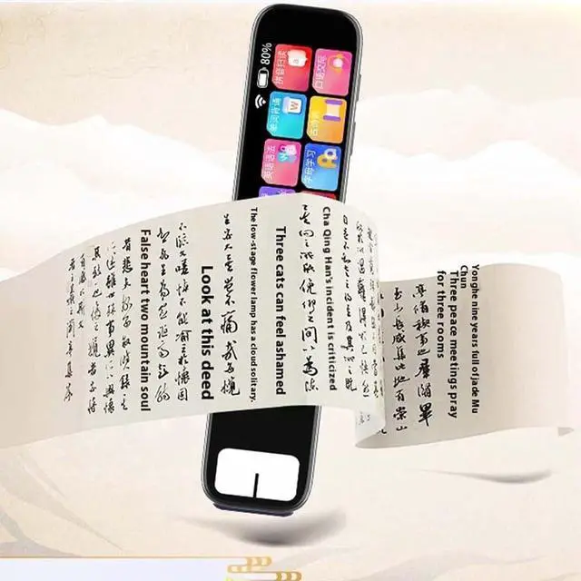 Alt view image 7 of 7 - Ai Smart Pen, Travel Instant Voice Translator, Wireless Scan Reading Pen, 6 Language Offline, Portable Digital Touchscreen Translation Pen, Wi-Fi Voice Translator Device with Camera
