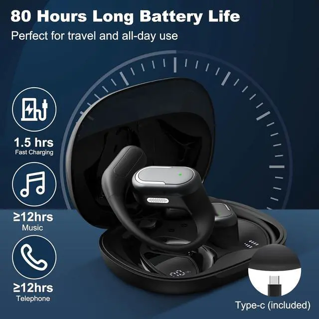 Alt view image 5 of 7 - AI Translation Earbuds Real Time, 3-in-1 Language Translator Earbuds, HD Sound, Long Battery Life, 144 Languages Translation Headphones Translating Device for Travel Business Learning (Black)