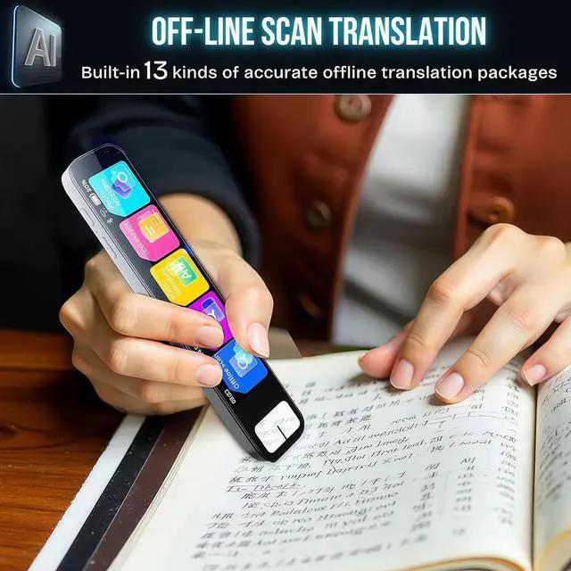 Alt view image 2 of 7 - 2025 New Pen GPT, AI Smart Pen - Instant AI Answers for Math, History & More | Offline Translation (60+ Languages), Camera, Bluetooth, Music & File Storage