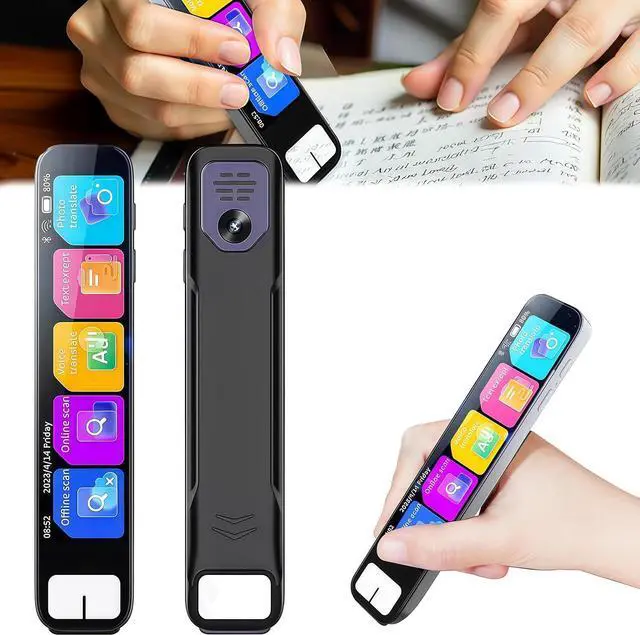 Alt view image 7 of 7 - 2025 New Pen GPT, AI Smart Pen - Instant AI Answers for Math, History & More | Offline Translation (60+ Languages), Camera, Bluetooth, Music & File Storage
