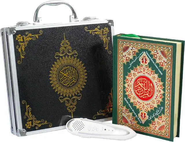 Alt view image 7 of 7 - Quran Reading Pen, 16GB Electronic Reader Pen Word-by-Word Digital Rechargeable Holy Quran Recorder 25 Reciters and Languages 6 Books, Ramadan Gift for Kids Adults Black