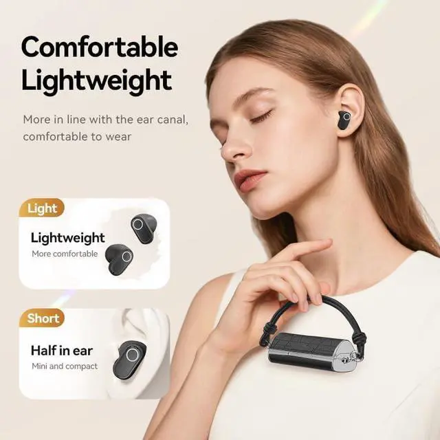Alt view image 4 of 7 - AI Real-Time Translation Earbuds for iPhone & Android - 144 Language Wireless Translator Headphones, 3-in-1 Bluetooth Earbuds with Portable Charging Case for Travel, Business, Learning