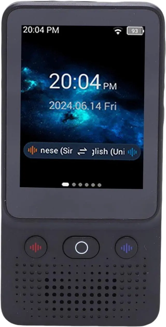Main image of Language Translator Device, 2 Way Real Time Smart Voice Translator 138 Languages 1GB + 8GB with 3.0 Inch Touchscreen WiFi Bluetooth for ChatGPT