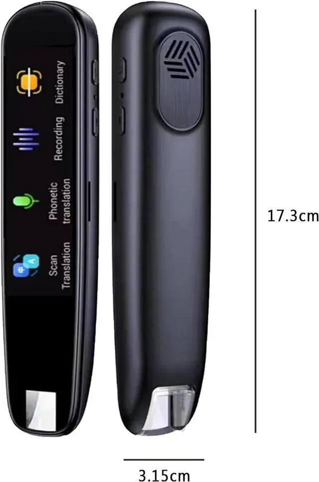 Alt view image 5 of 7 - Scan Reader Pen, Scan Translator Pen with 112 Langage, 2.23" Digital Text to Sp Device, Reading Pen for Dyslexia, Instant Voice Translator for Learning Travel and Business Communications