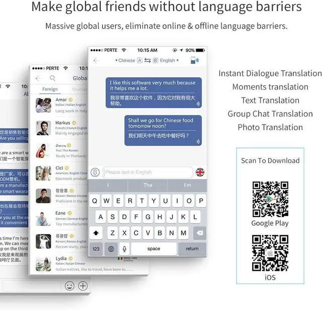 Alt view image 3 of 7 - Xupurtlk Language Translator Device G5 Pro Offline Translation Industry Leading High Accuracy Online Offline Translation for Travel Business Daily Work
