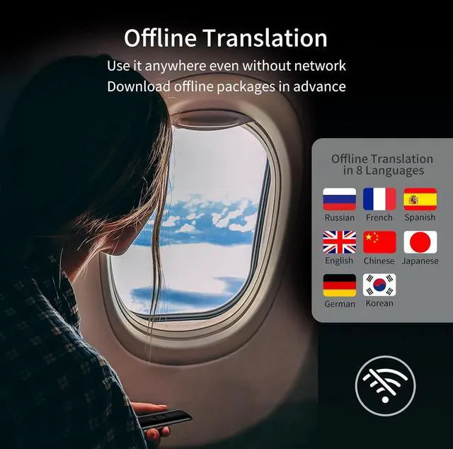 Alt view image 6 of 7 - Xupurtlk Language Translator Device G5 Pro Offline Translation Industry Leading High Accuracy Online Offline Translation for Travel Business Daily Work
