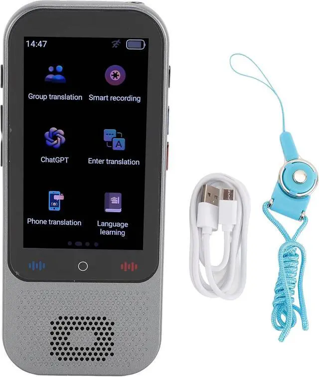 Alt view image 6 of 7 - Language Translator Device, 138 Languages Two Way Voice Translator, 1GB 8GB Offline Translation Portable Language Translator for Travel Business Study