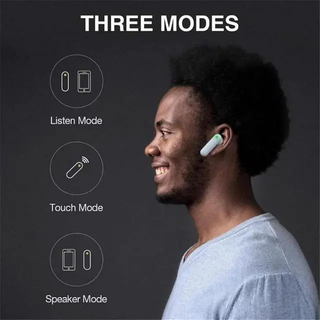 Alt view image 3 of 7 - Elderdiscuss Translation Earbuds, Elder Discus Translation Earbuds, 144 Languages & Accents Two-Way Translator Pods Real Time for iOS and for Android, Noise Canceling Translator Headset (Black*2)
