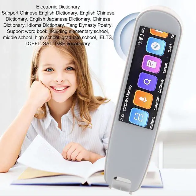 Alt view image 2 of 7 - Dyslexia Reading Tools, Scanning Translator Pen Supports Translation of 131 Languages, Standalone Reading Pen and Translator, Tools for People with Language Learning Difficulties